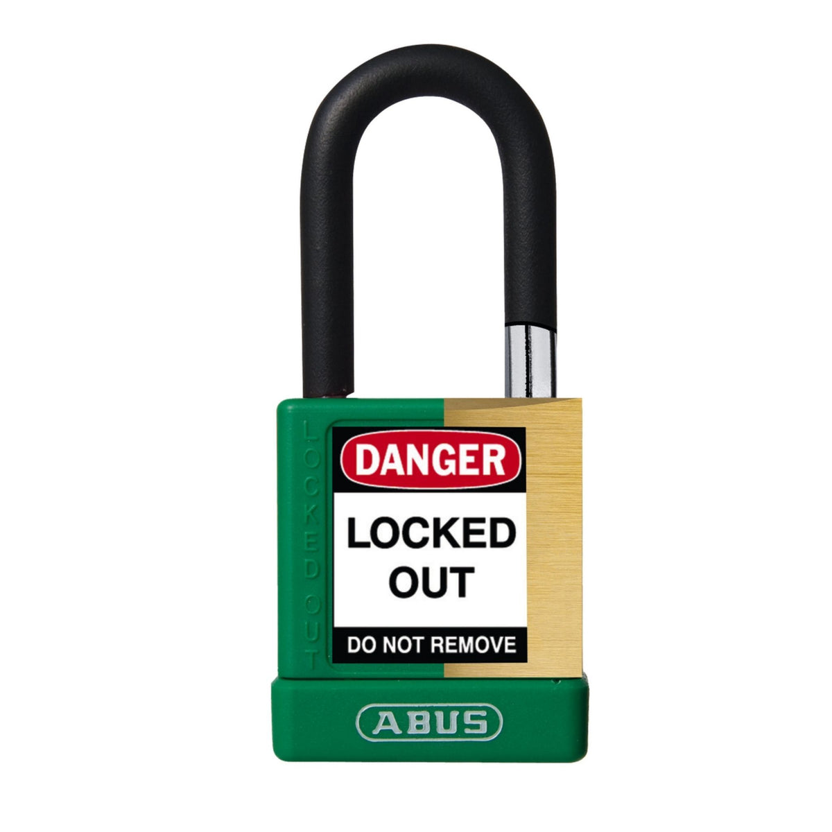 Abus 74M/40 KA Green Insulated Brass Safety Padlock with 1-1/2&quot; Shackle - The Lock Source