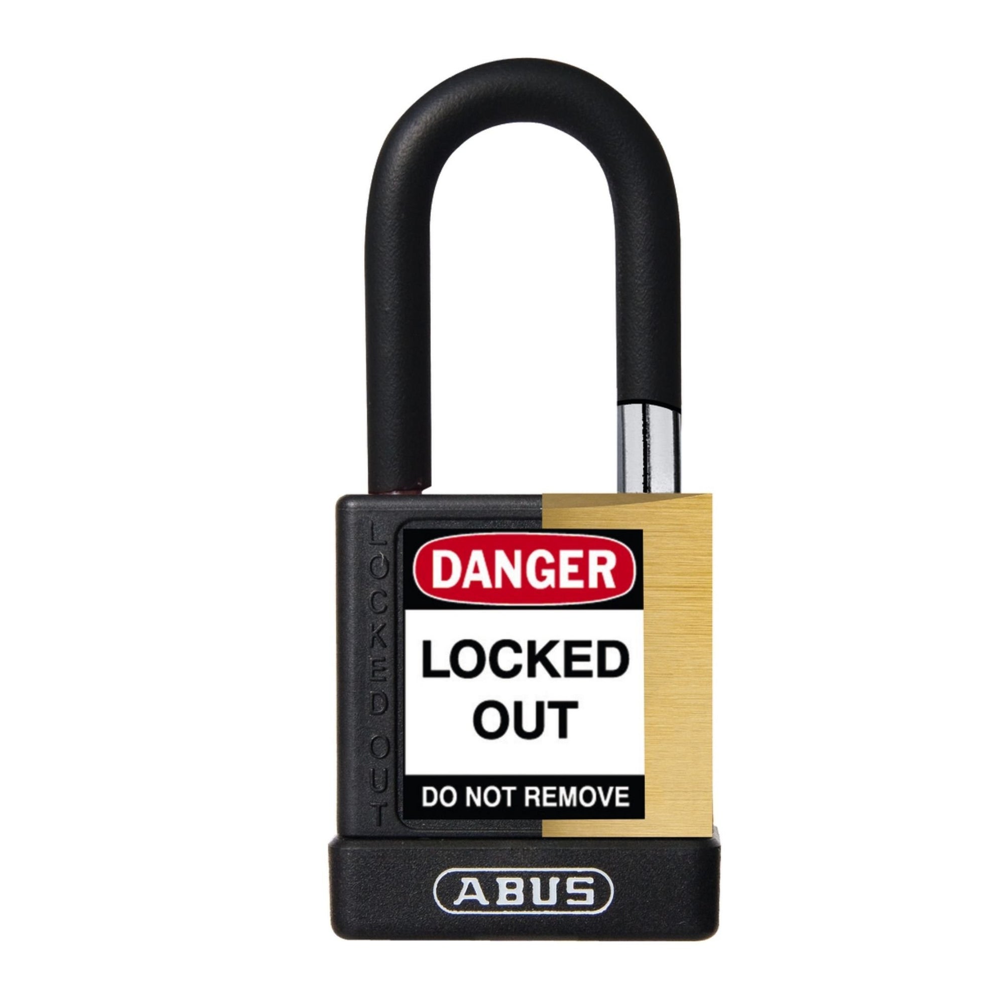 Abus 74M/40 KD Black Insulated Brass Safety Padlock with 1-1/2" Shackle - The Lock Source