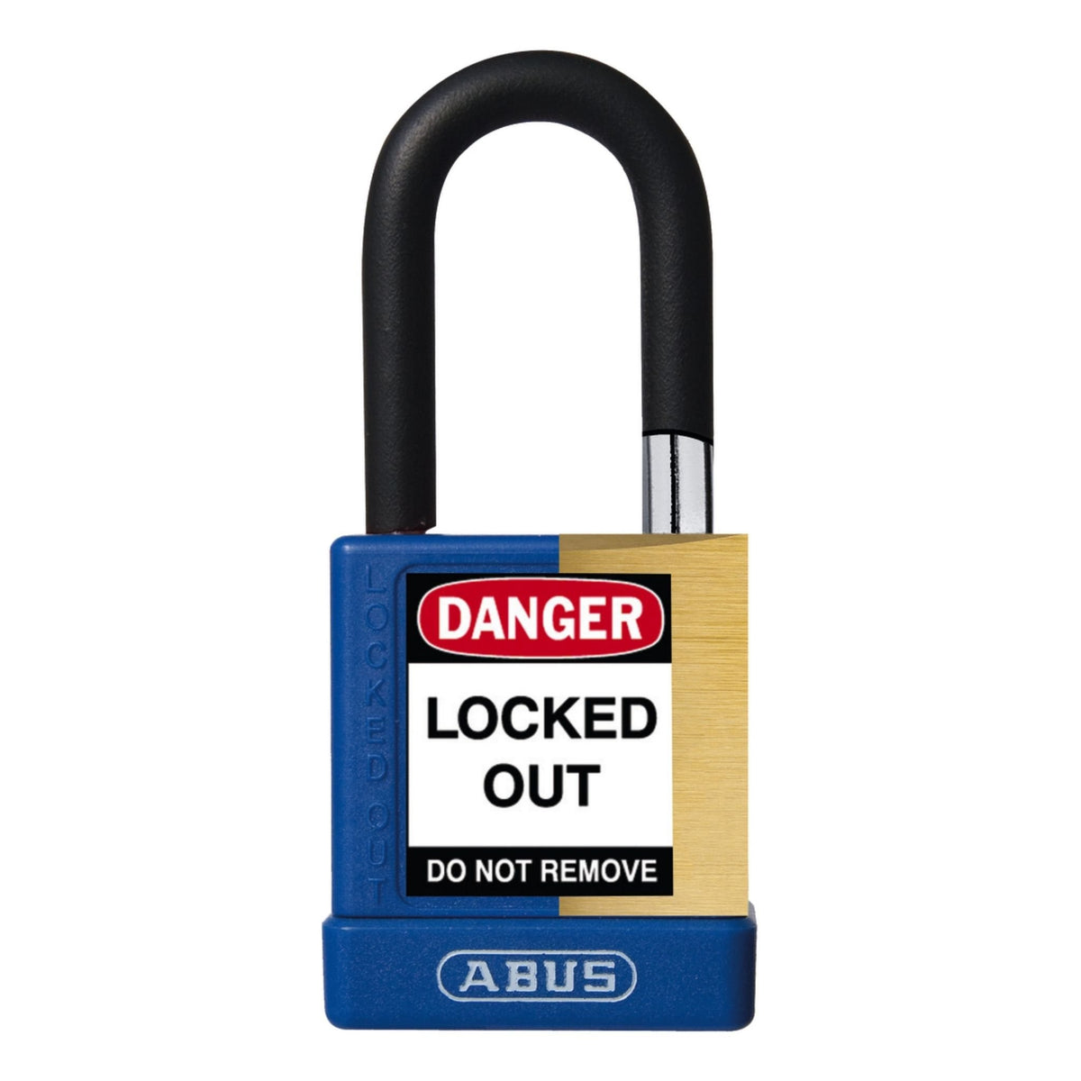 Abus 74M/40 KA Blue Insulated Brass Safety Padlock with 1-1/2&quot; Shackle - The Lock Source