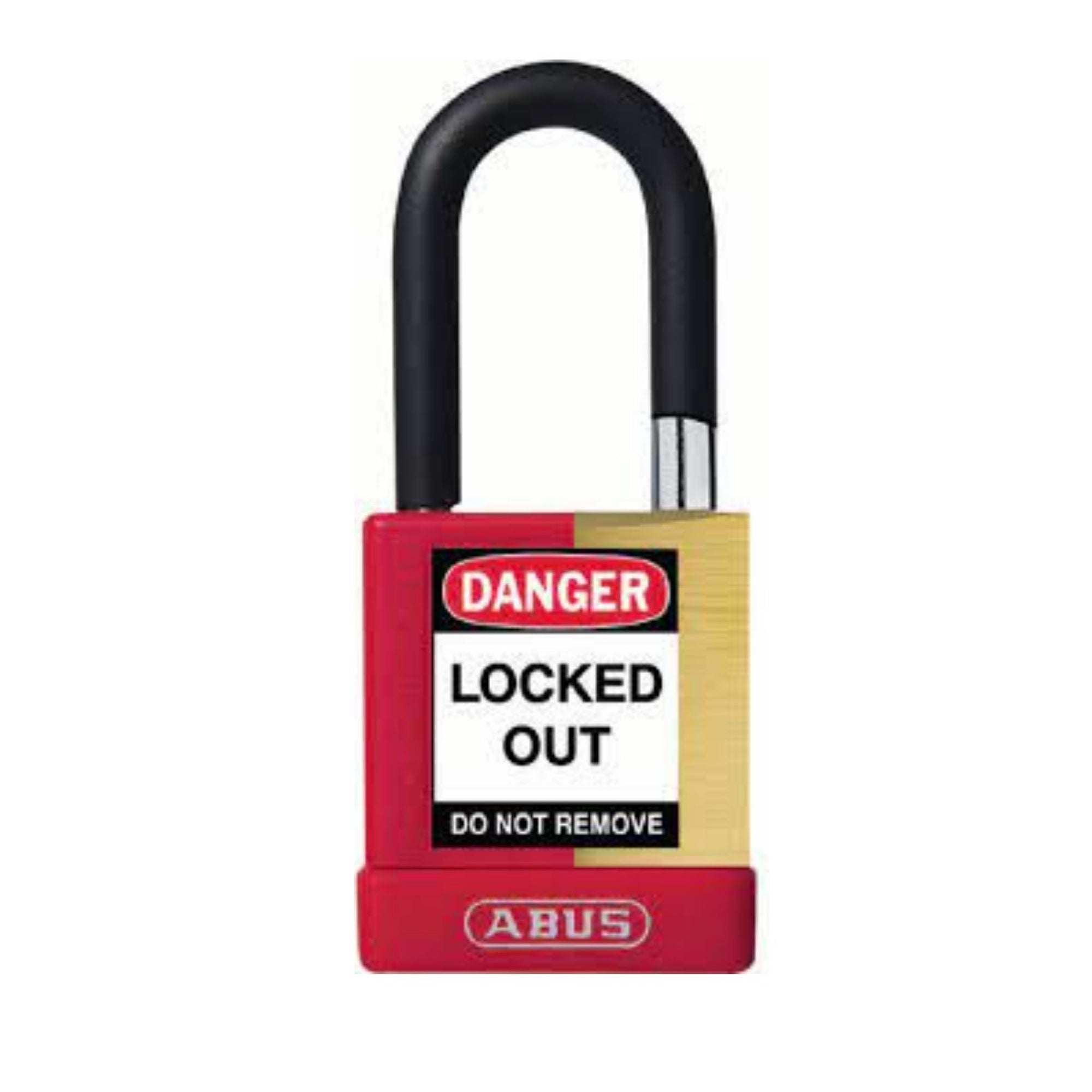 Abus 74M/40 MK Red Insulated Brass Safety Padlock with 1-1/2" Shackle - The Lock Source