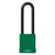 Abus 74/40HB75 KD Keyed Different Green Safety Padlock, 3-Inch Shackle - The Lock Source