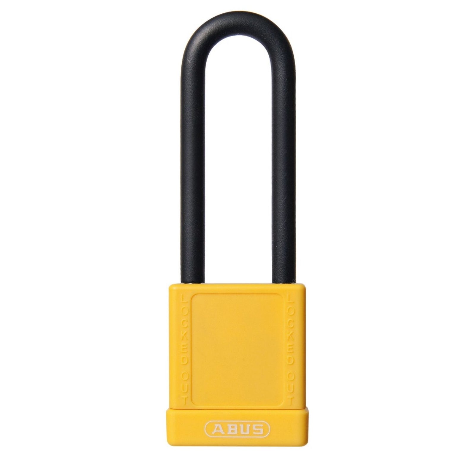 Abus 74/40HB75 KA Keyed Alike Yellow Safety Padlock, 3-Inch Shackle - The Lock Source