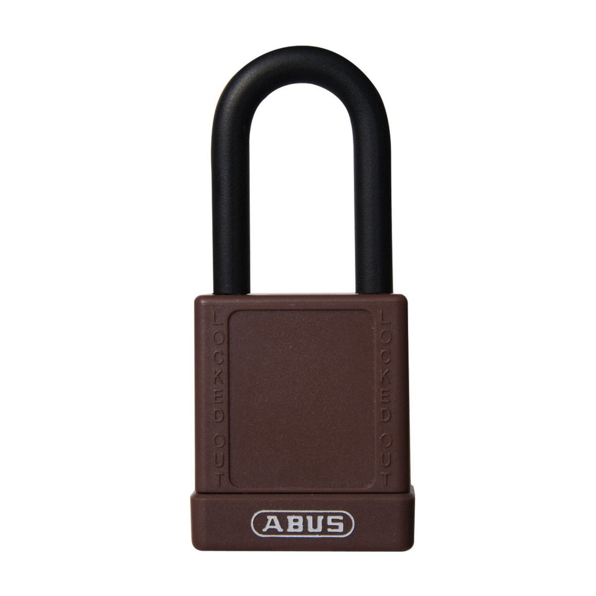Abus 74/40 Series Brown Plastic Covered Aluminum Locks - The Lock Source
