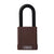 Abus 74/40 Series Brown Plastic Covered Aluminum Locks - The Lock Source