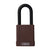 Abus 74/40 Insulated Brown Safety Lock with 1-1/2" Shackle, Color-Coded Lockout Tagout Padlocks - The Lock Source