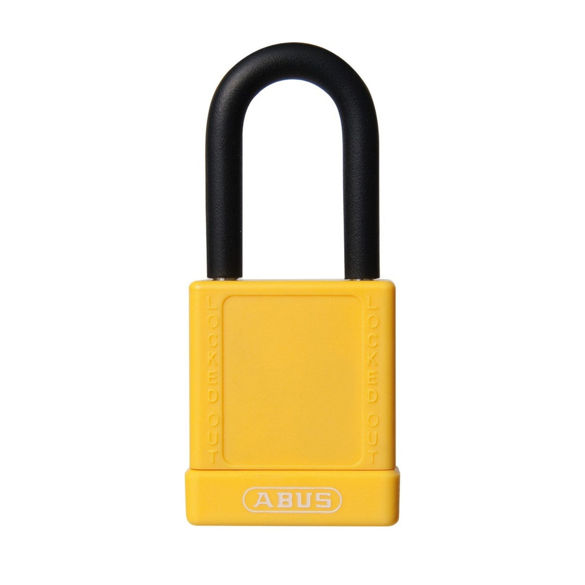 Abus 74/40 Insulated Yellow Safety Lock with 1-1/2&quot; Shackle, Color-Coded Lockout Tagout Padlocks - The Lock Source