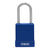 Abus 76IB/40 Blue High Security Lockout Tagout Safety Locks with Stainless Steel Shackle - The Lock Source