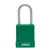 Abus 76IB/40 Green High Security Lockout Tagout Safety Locks with Stainless Steel Shackle - The Lock Source