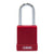 Abus 76IB/40 Red High Security Lockout Tagout Safety Locks with Stainless Steel Shackle - The Lock Source