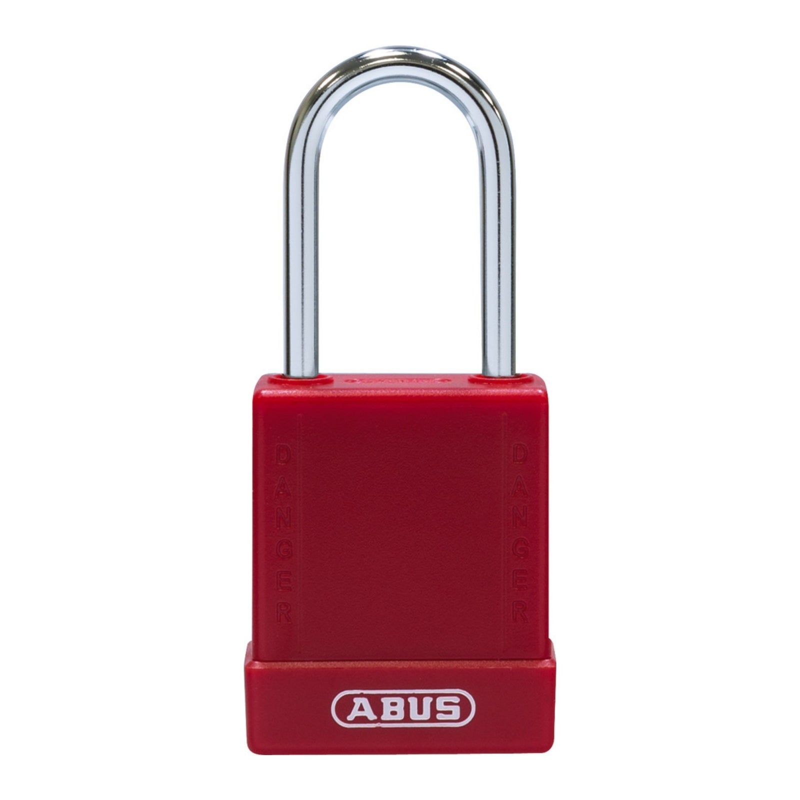 Abus 76IB/40 KA Red Safety Padlock with 1-1/2" Stainless Steel Shackle - The Lock Source