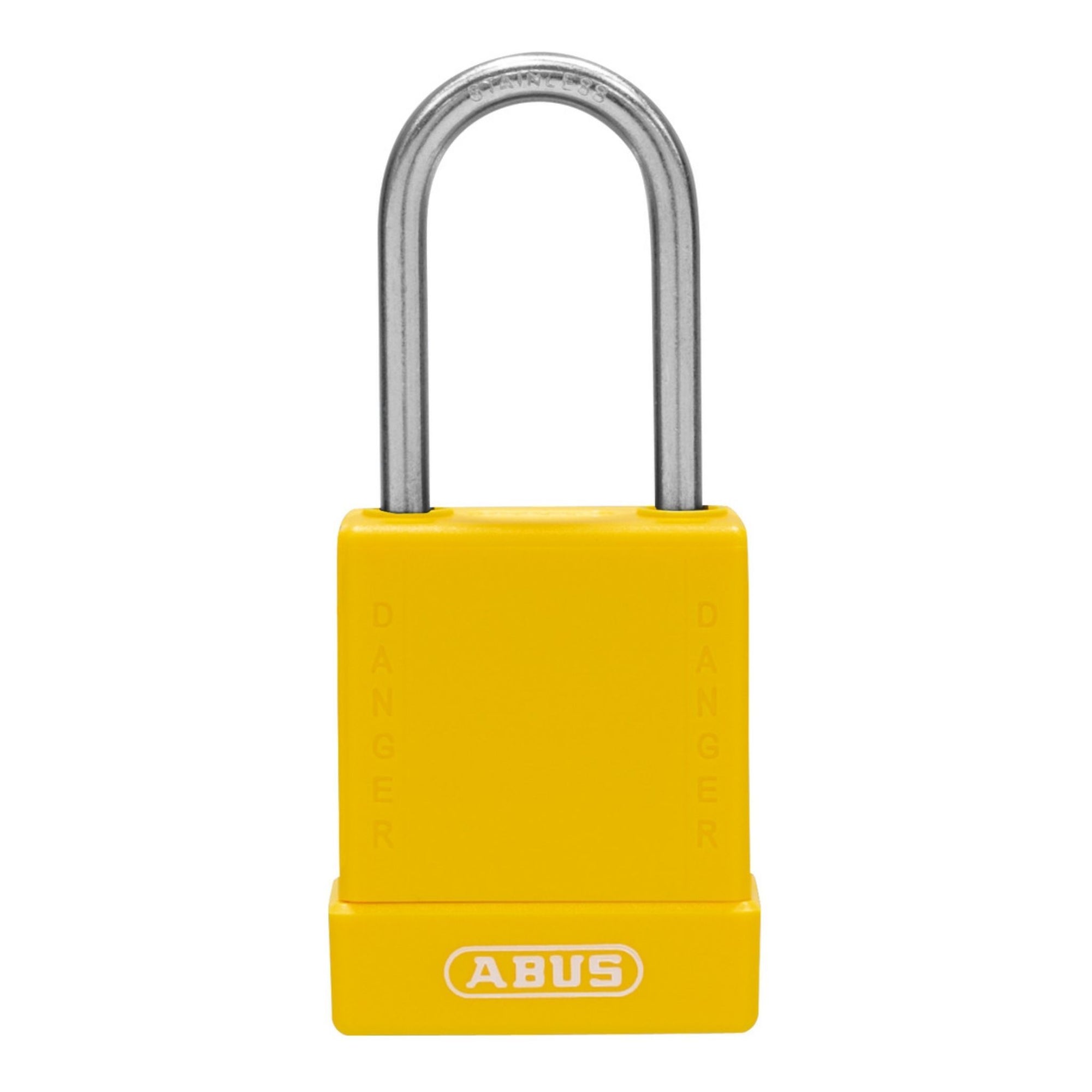 Abus 76IB/40 MK Yellow Safety Padlock with 1-1/2" Stainless Steel Shackle - The Lock Source