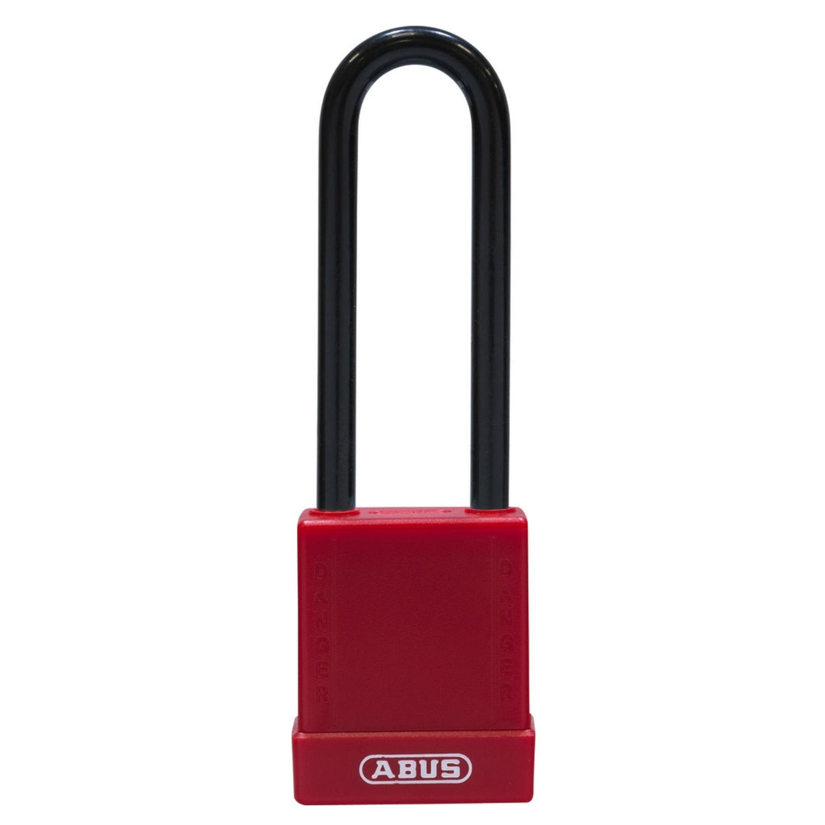 Abus 76/40HB 75 Red Lockout Tagout Safety Locks with 3-Inch Shackle - The Lock Source