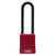 Abus 76/40HB 75 Red Lockout Tagout Safety Locks with 3-Inch Shackle - The Lock Source