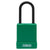 Abus 76PS/40 KA Green Safety Padlock, 1-1/2" Plastic-Covered Steel Shackle - The Lock Source