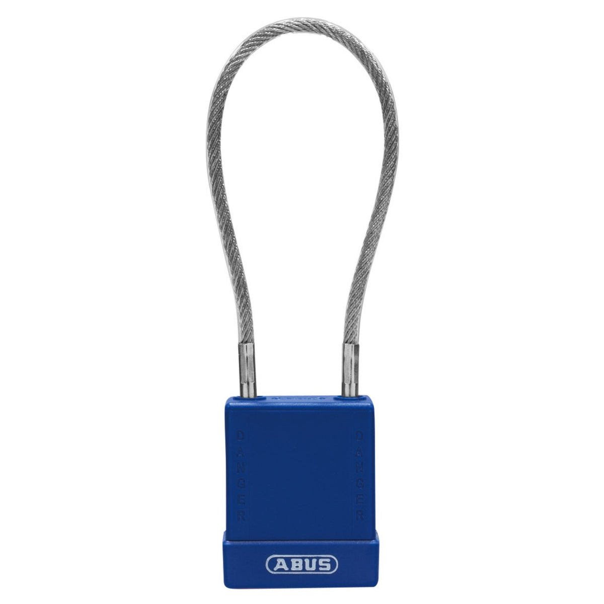 Abus 76/40CAB40 KD Blue Safety Padlock with 8-Inch Cable - The Lock Source