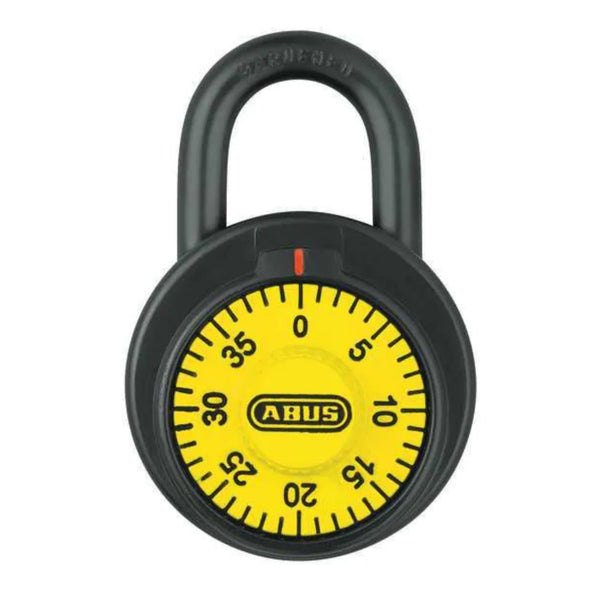 Abus 78/50 KC Lock Yellow Dial Combination Padlocks with Key Control ...