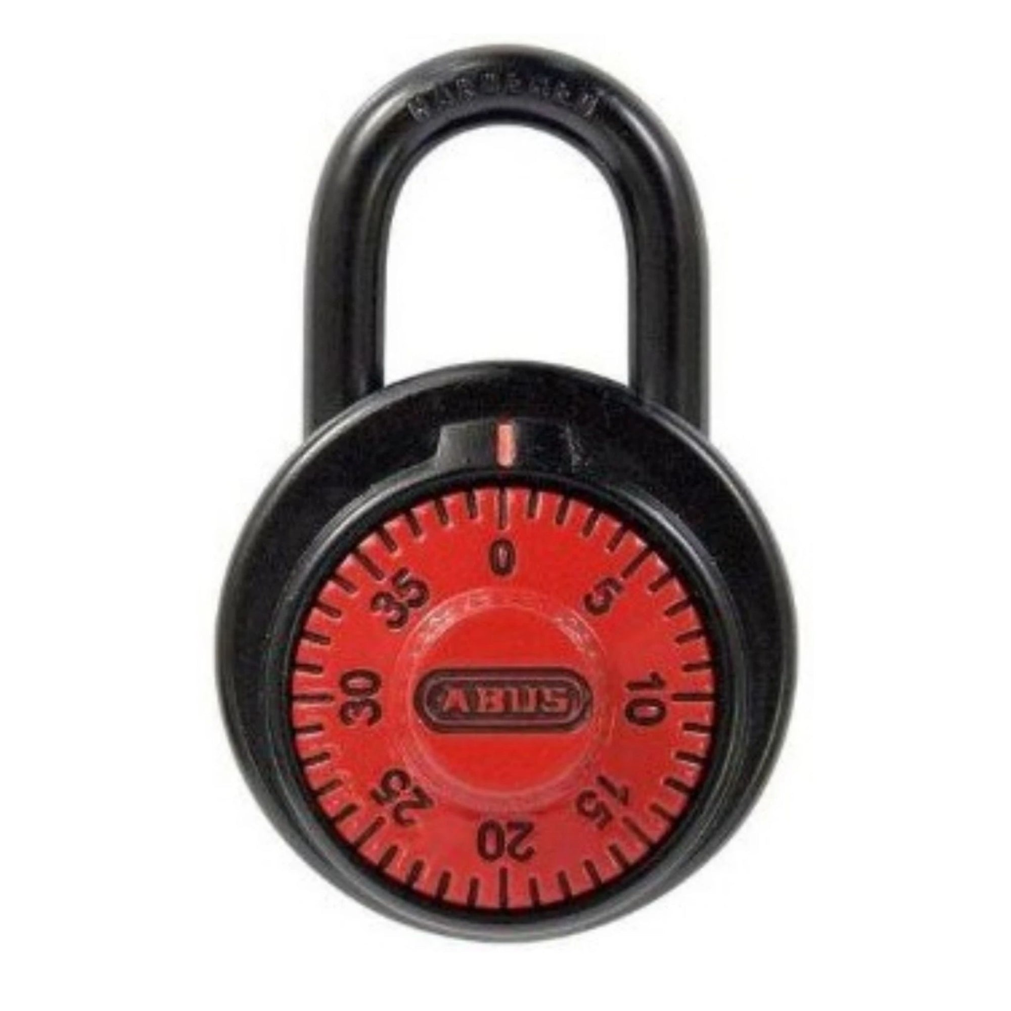 Abus 78/50 Combination Padlock Locker Locks with Red Dial - The Lock Source