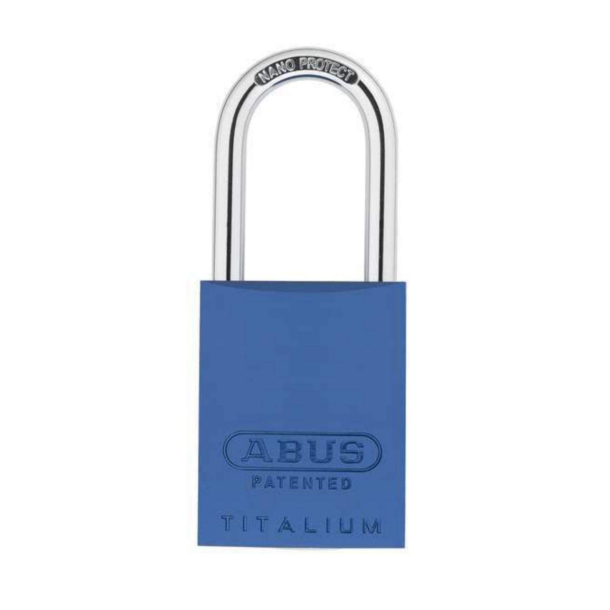 Abus 83AL/40 Series Titalium Safety Locks Blue Lockout Tagout Padlocks - The Lock Source