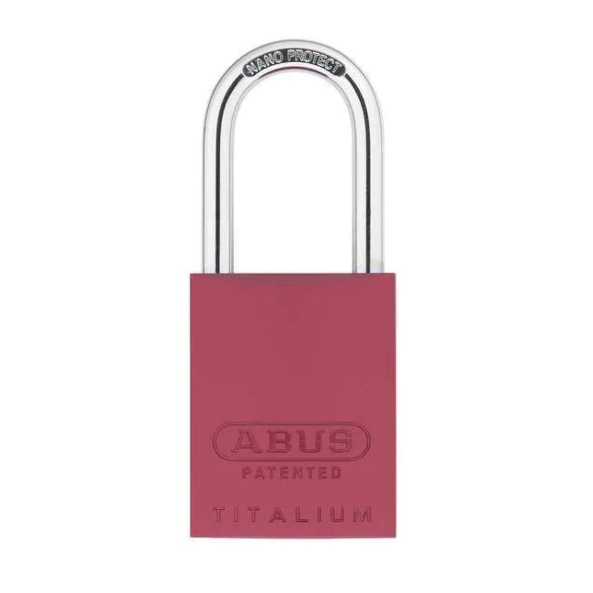 Abus 83AL/40-306 Red Titalium Safety Lock with Schlage Keyway - The Lock Source