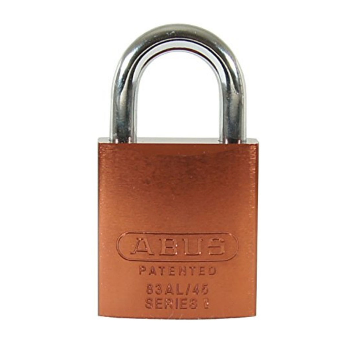 Abus 83AL/45-900 Titalium Brown Safety Lock with Arrow AR1 Keyway - The Lock Source