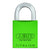 Abus 83AL/45-410 Titalium Green Safety Lock with Corbin L4 Keyway - The Lock Source