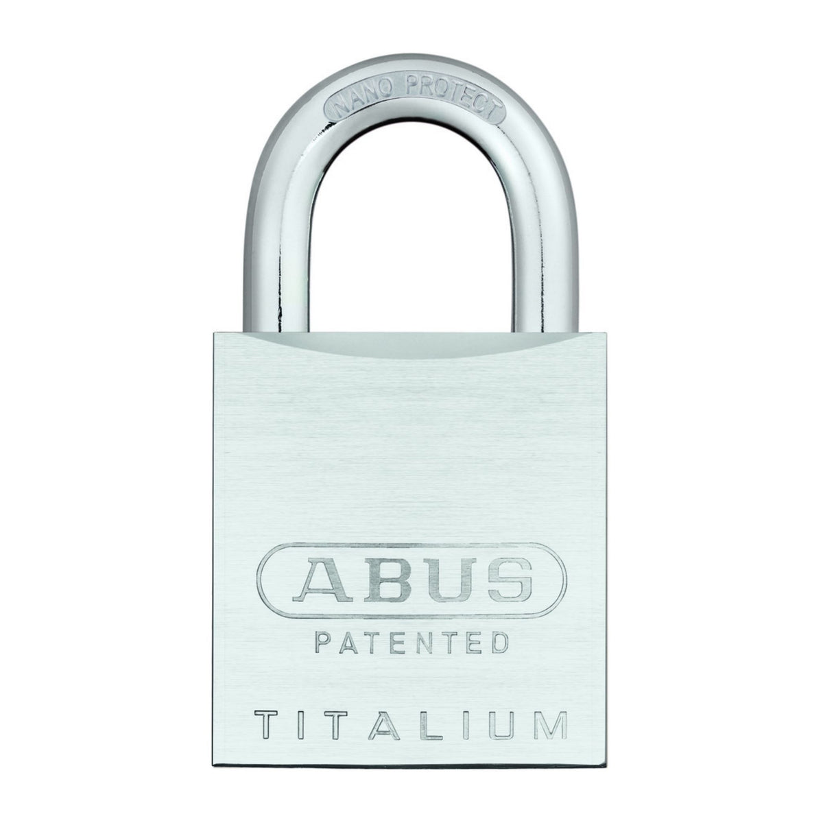 Abus 83AL/45-410 Titalium Brushed Aluminum (Silver) Safety Lock with Corbin L4 Keyway - The Lock Source