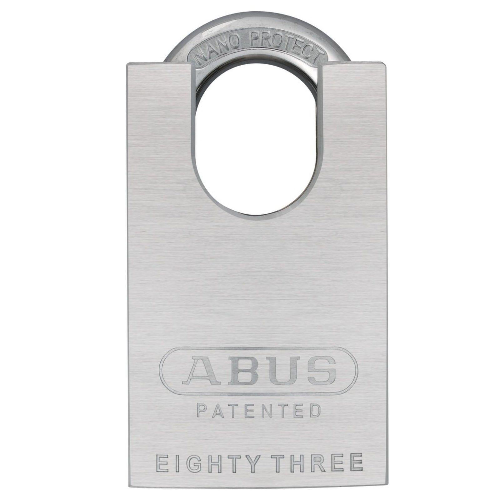 Abus 83CS/50-800 Chrome Locks with Shackle Guard and Weiser or Falcon Keyway - The Lock Source