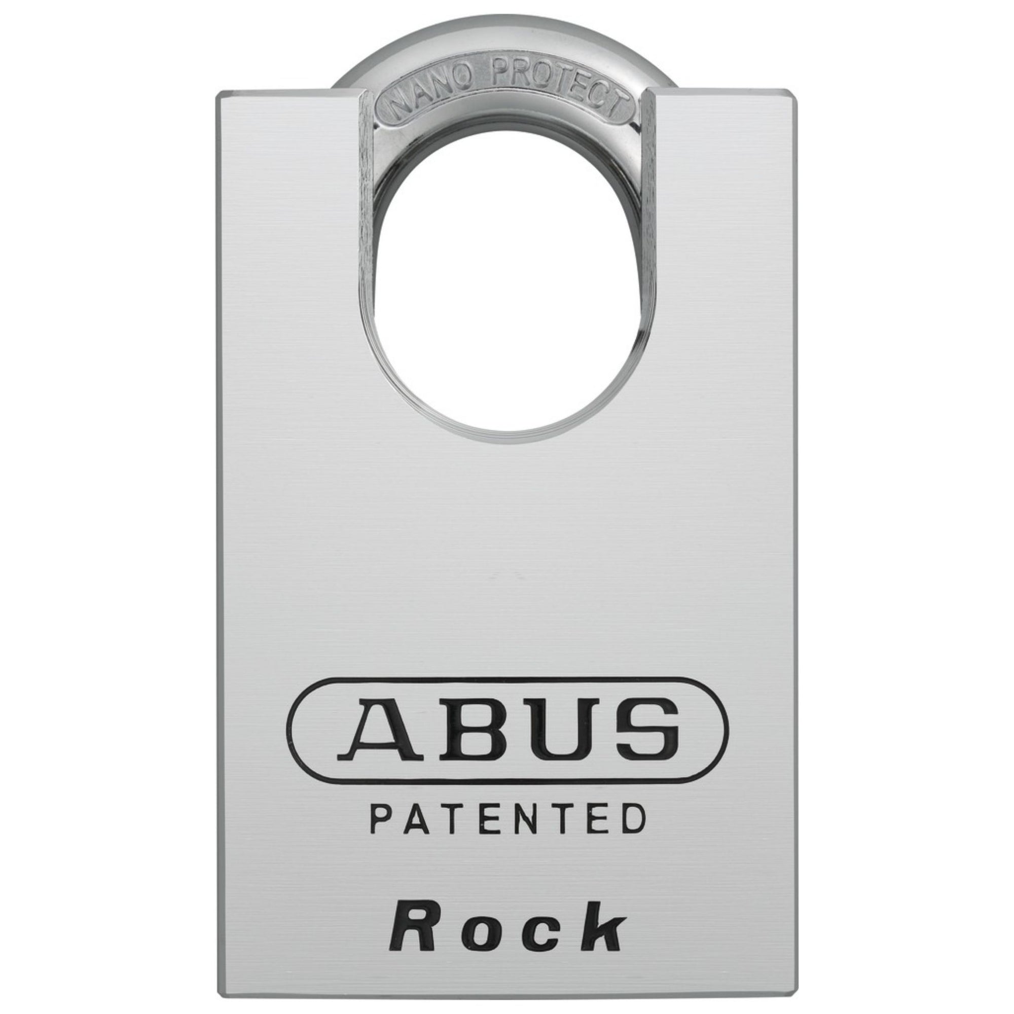 Abus 83CS/55-306 Rock Hardened Steel Lock with Shackle Guard and Schlage 6-Pin C-Keyway - The Lock Source
