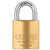 Abus 83IC/45 Brass Padlock Prepped for Small Format IC Cylinder with 1-Inch Shackle - The Lock Source
