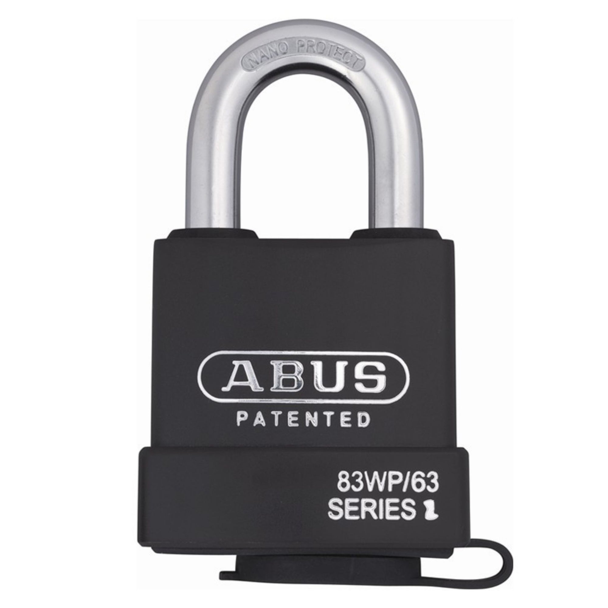 Abus 83WP/63 Weatherproof Steel Lock with 1-Inch Shackle - The Lock Source