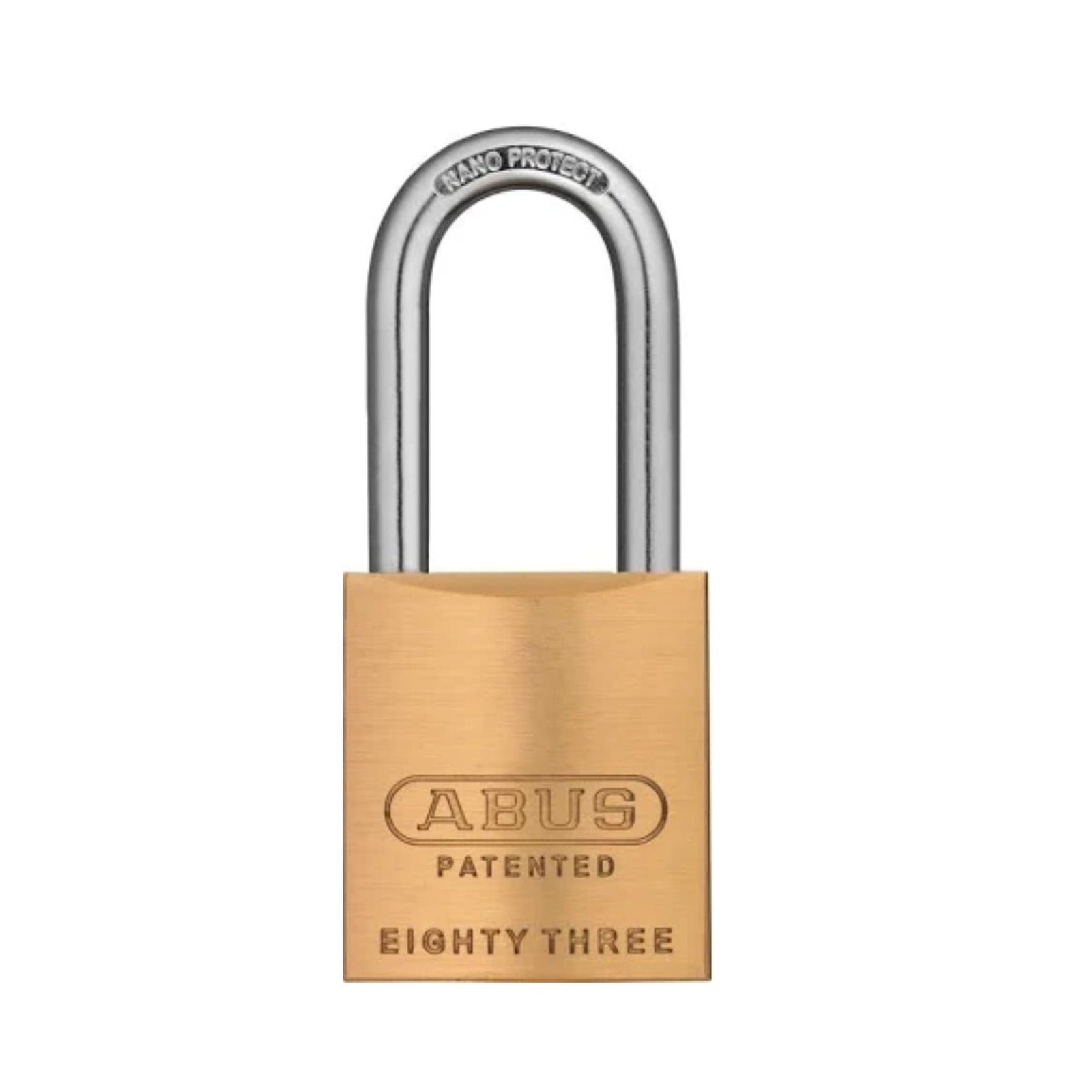 Abus Brass 83/40 KA 400 Corbin Russwin Lock With 1-Inch Shackle and 59B2 Keyway - The Lock Source