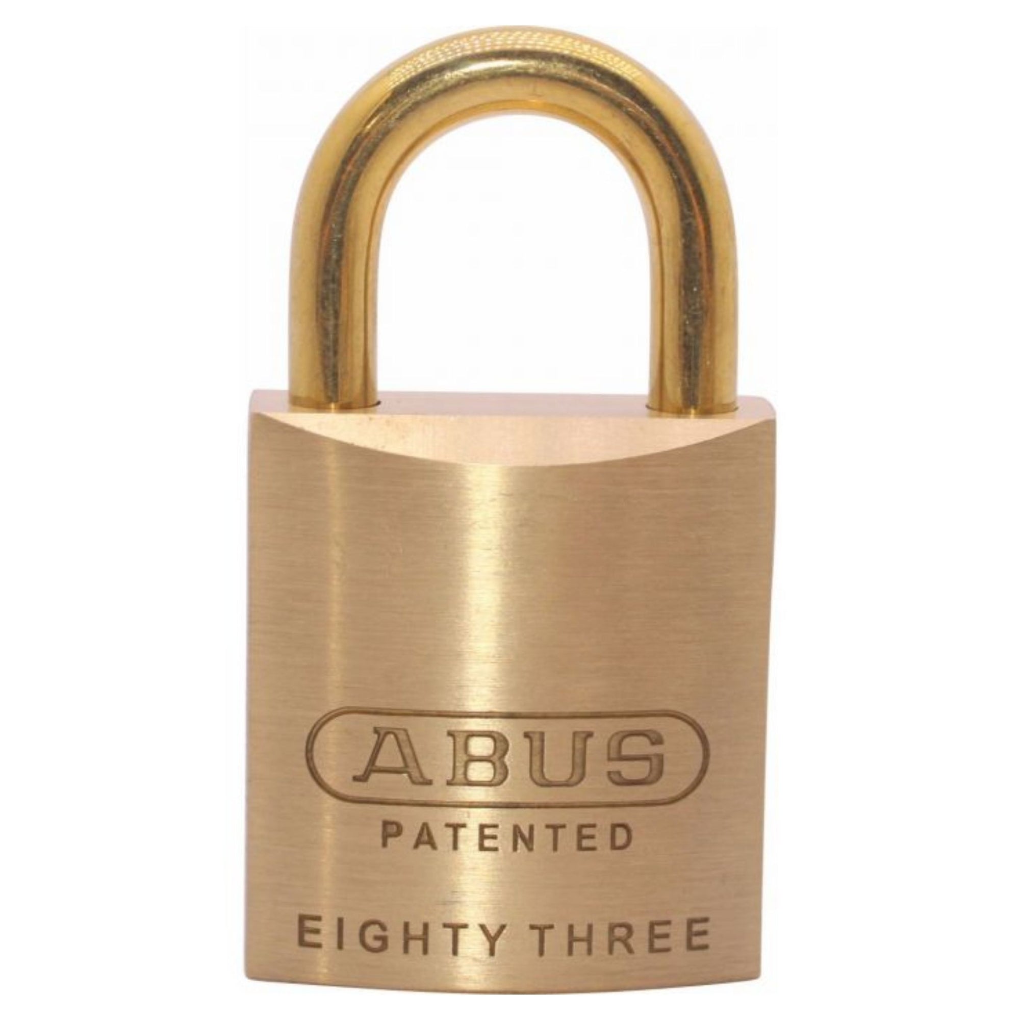 Abus 83/45 Rekeyable Brass Locks with 1-Inch Brass Shackle - The Lock Source