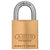 Abus 83/45-700 Brass Lock with Sargent LA-LC Composite Keyway - The Lock Source