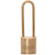Abus 83/45-1000 Brass Lock with Brass Shackle and Corbin Russwin D1-D4 Composite Keyway & 4-Inch Shackle - The Lock Source