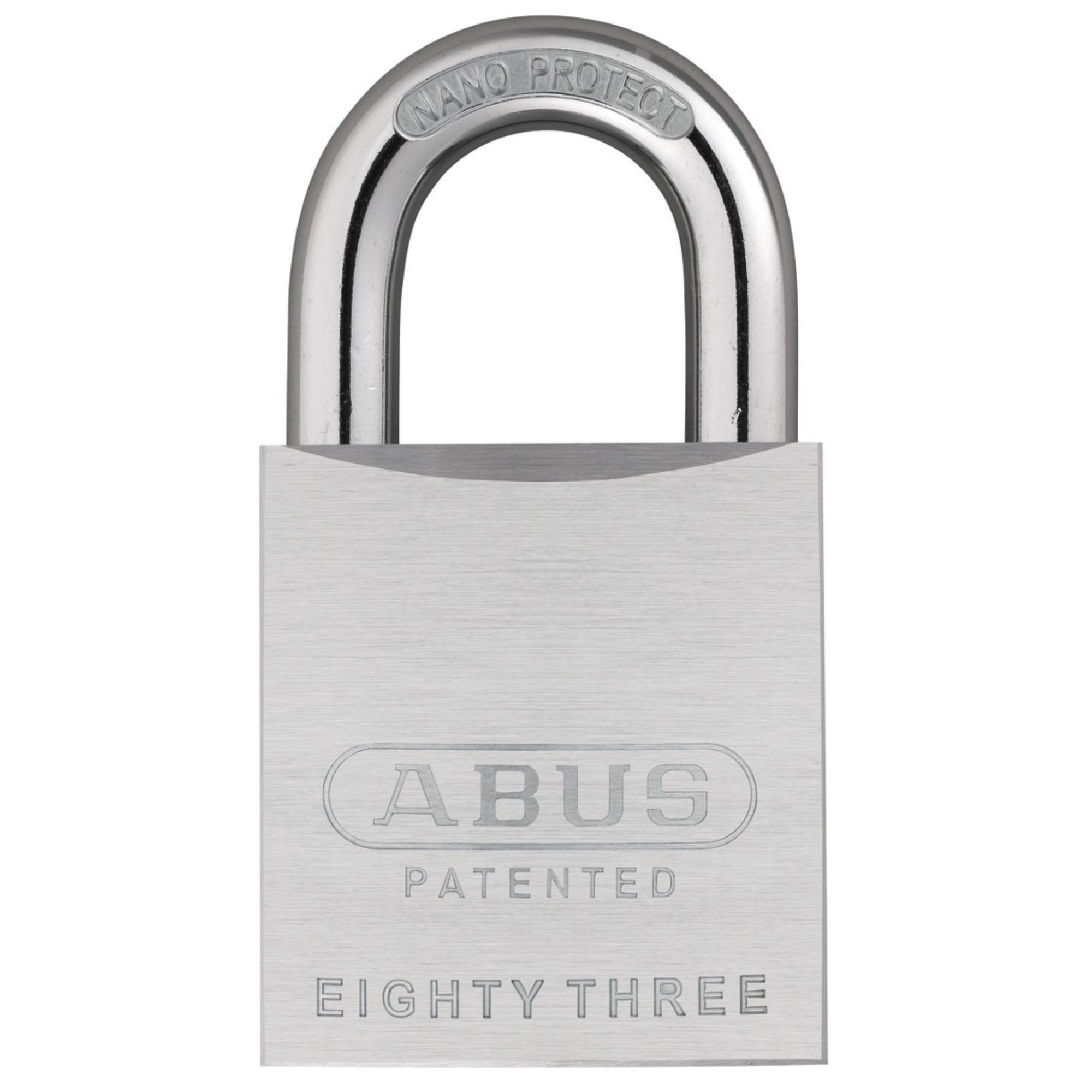 Abus 83/50 Chrome-Plated Series Lock Solid Brass Padlocks Accept Popular OEM Cylinders - The Lock Source