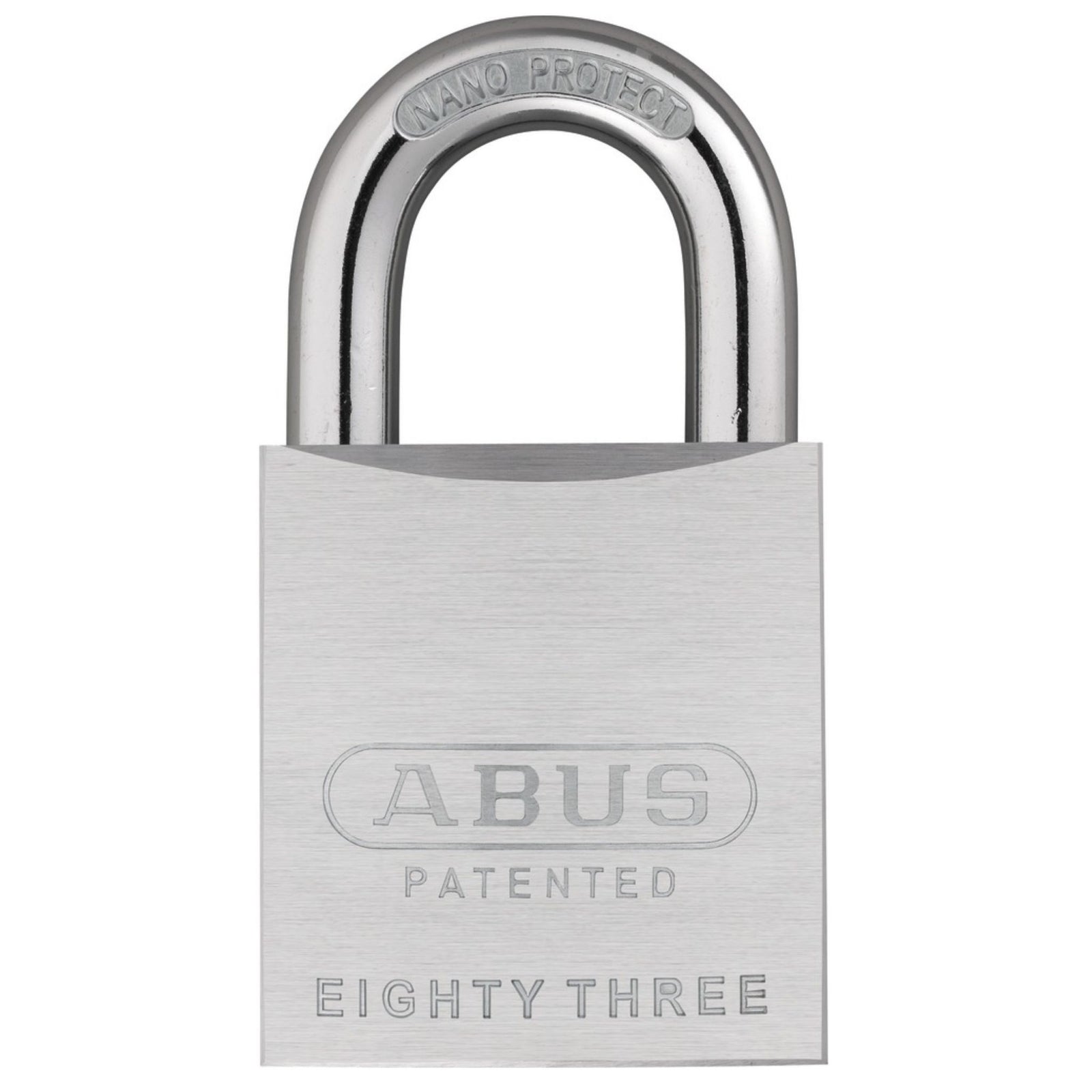 Abus 83/50-700 Chrome-Plated Solid Brass Lock with Sargent LA-LC Keyway - The Lock Source