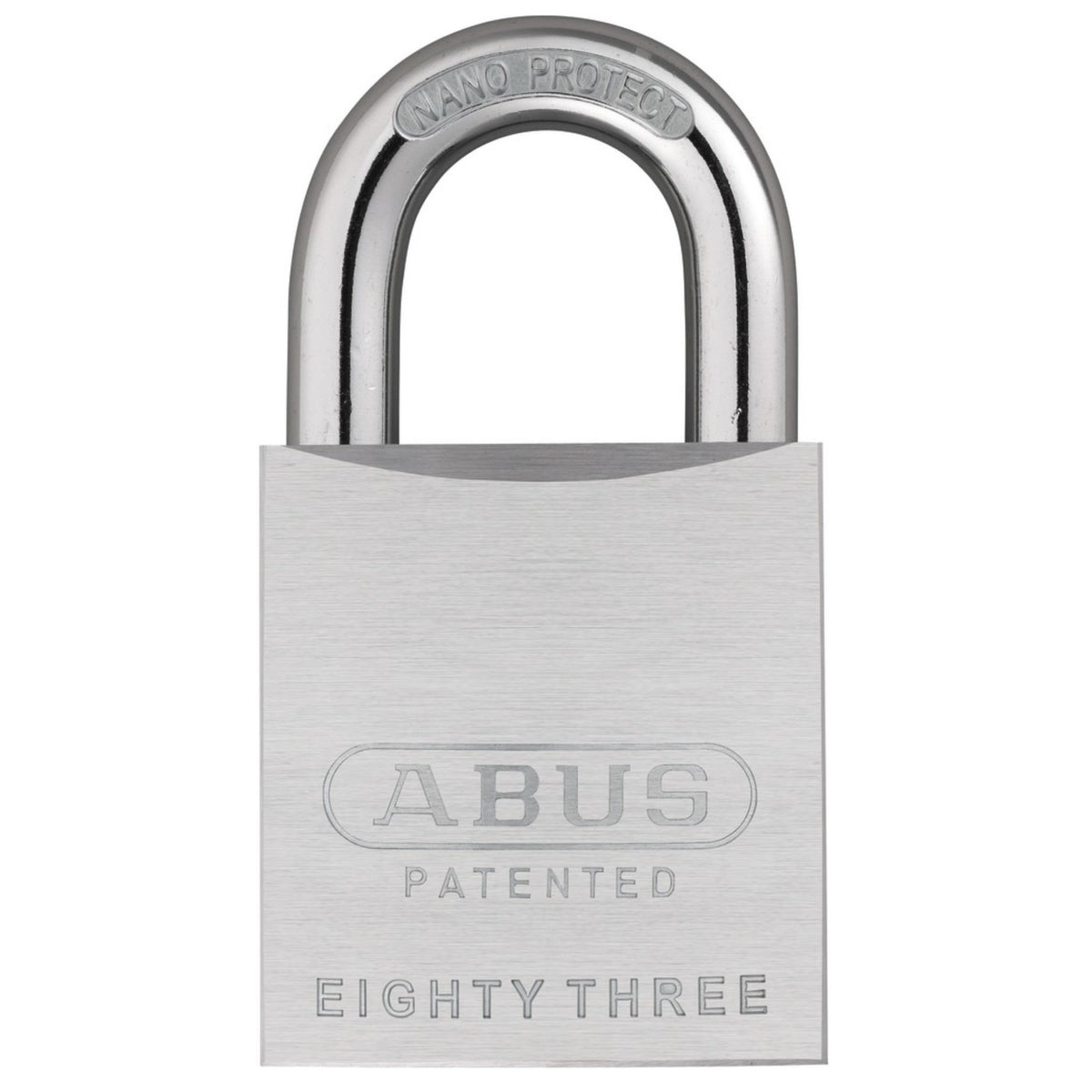 Abus 83/50-3000 Chrome-Plated Solid Brass Lock with Schlage C-L Composite Keyway - The Lock Source