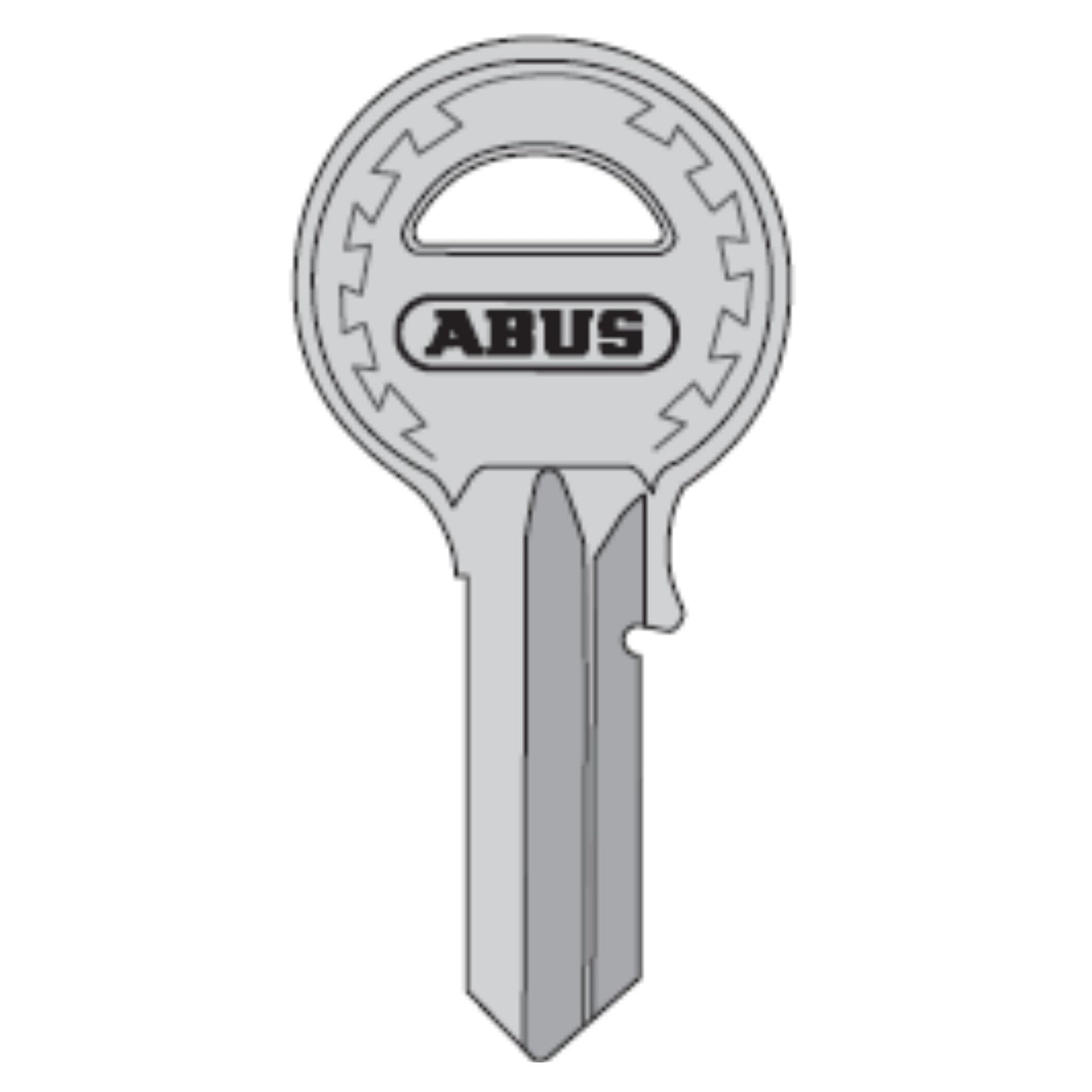 Abus Extra Cut Key for T84MB/30 Weatherproof Brass Locks - The Lock Source