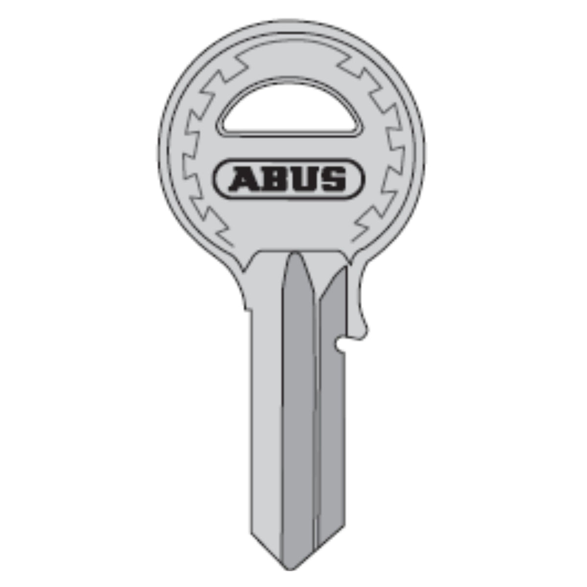 Abus Extra Cut Key for T84MB/40 Weatherproof Brass Locks - The Lock Source