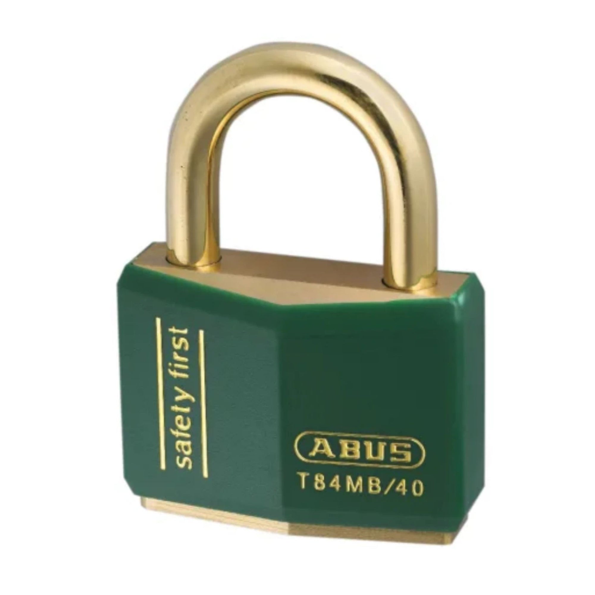 Abus T84MB/40 KA Green Lock Solid Brass Keyed Alike Nautic Padlocks  - The Lock Source