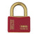 Abus T84MB/40 KA Red Lock Solid Brass Keyed Alike Nautic Padlocks  - The Lock Source