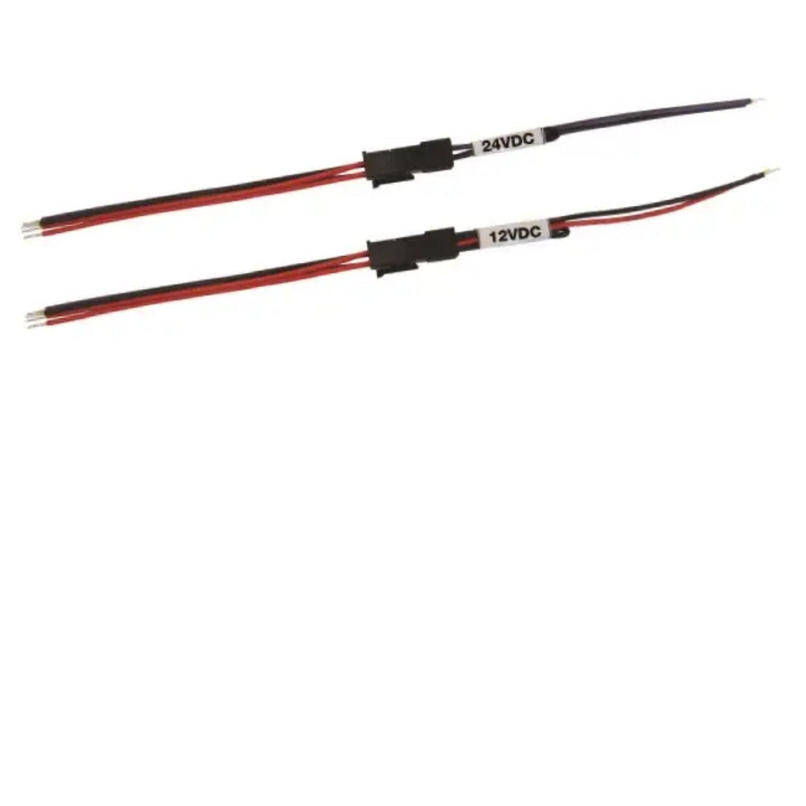 HES 2007M Plug-In Pigtail Connectors 12 and 24VDC Hard Wire Connectors with 4-Inch Wire Leads - The Lock Source