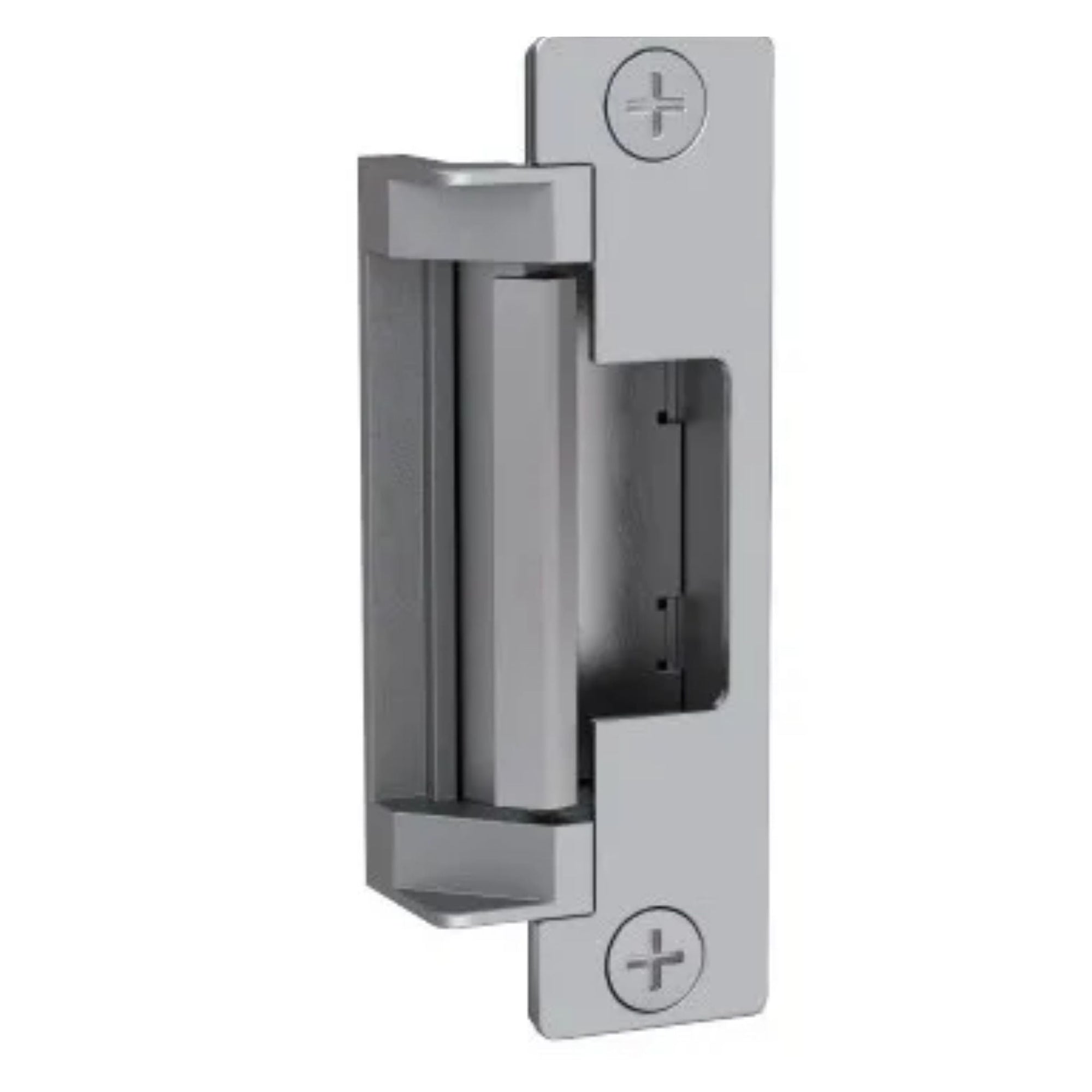 HES 4500C-630 Electric Strike Complete Pac Satin Stainless Steel Strikes with Faceplates - The Lock Source