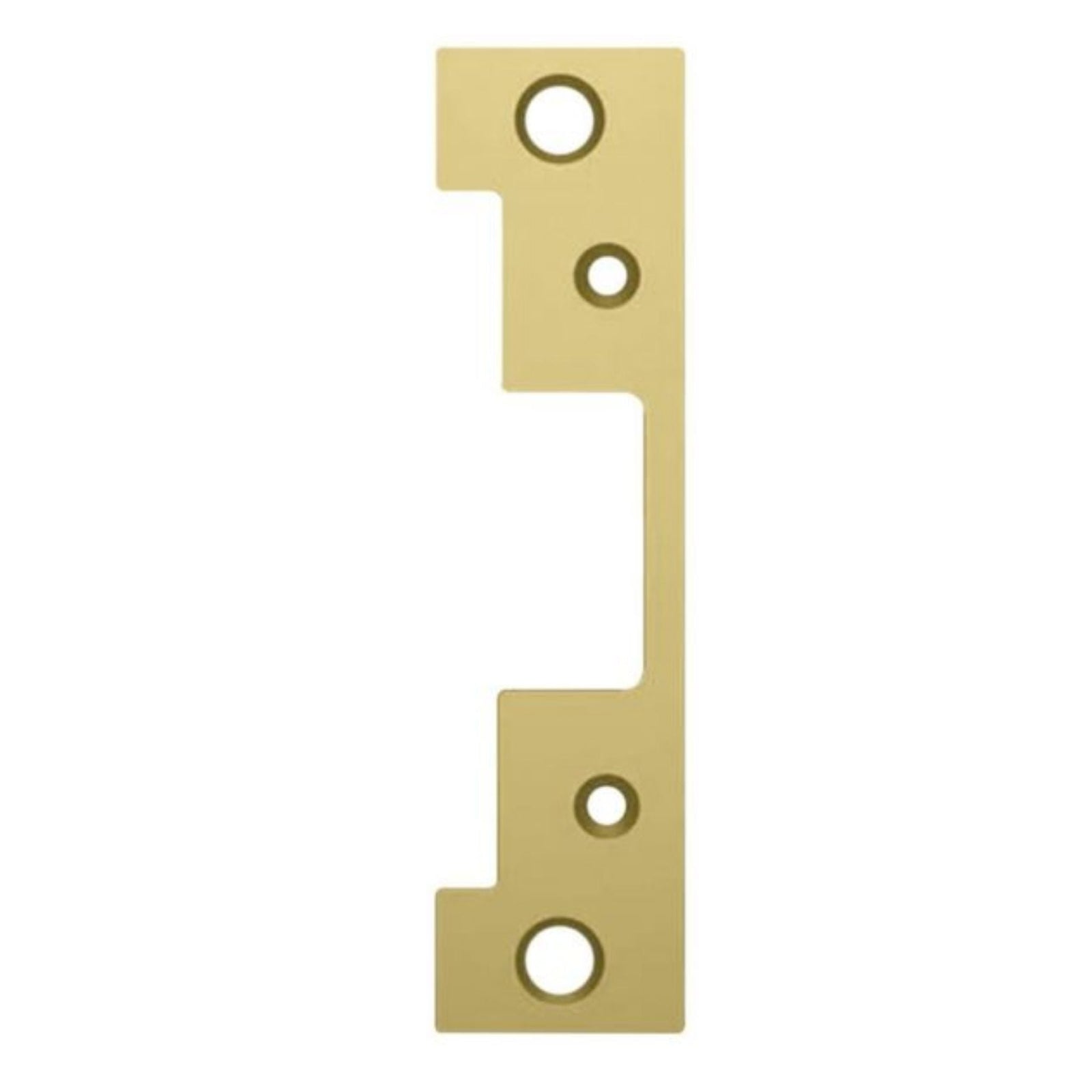HES 501A-606 Faceplate for 5000 & 5200 Series Electric Strikes Satin Brass - The Lock Source