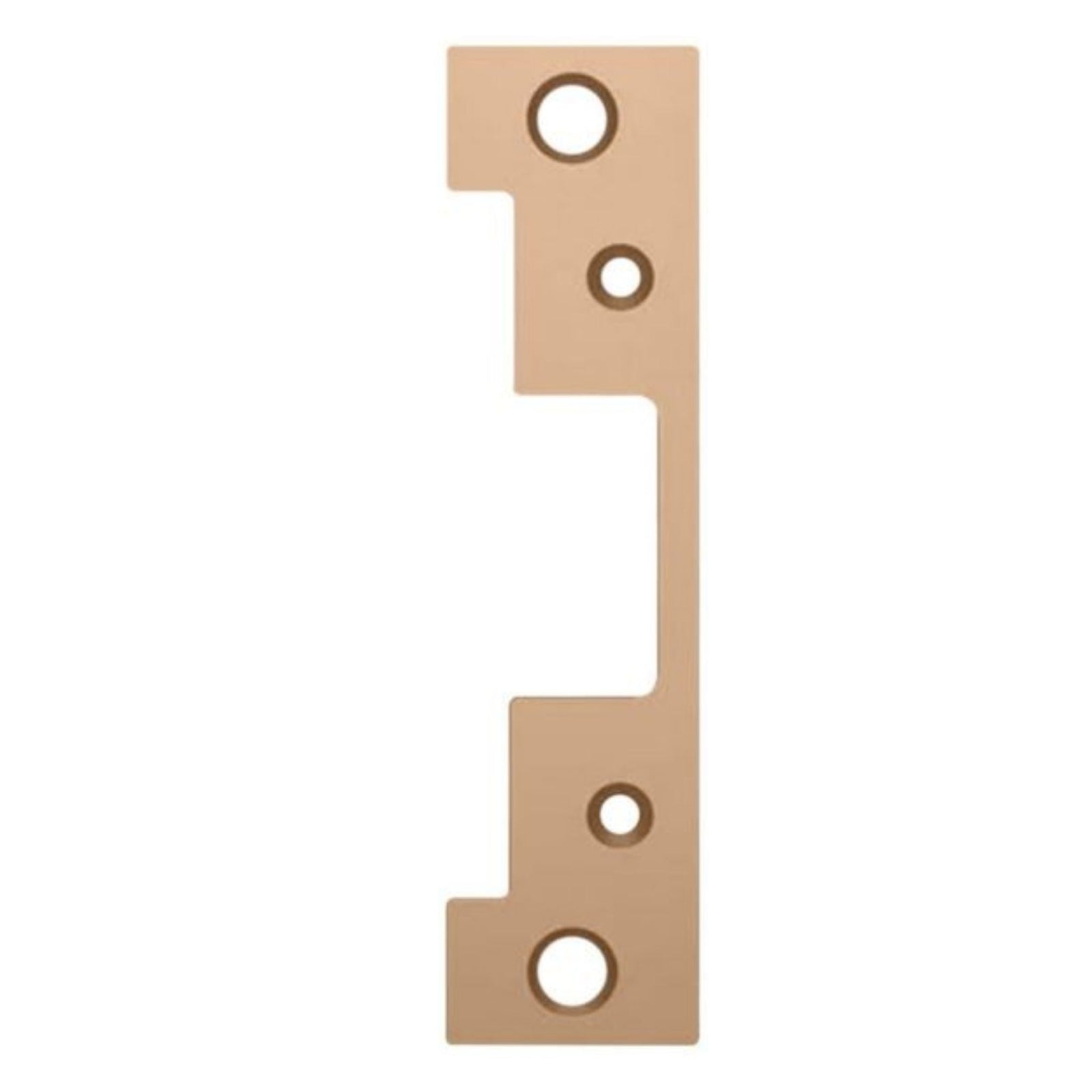HES 501A-612 Faceplate for 5000 & 5200 Series Electric Strikes Satin Bronze - The Lock Source