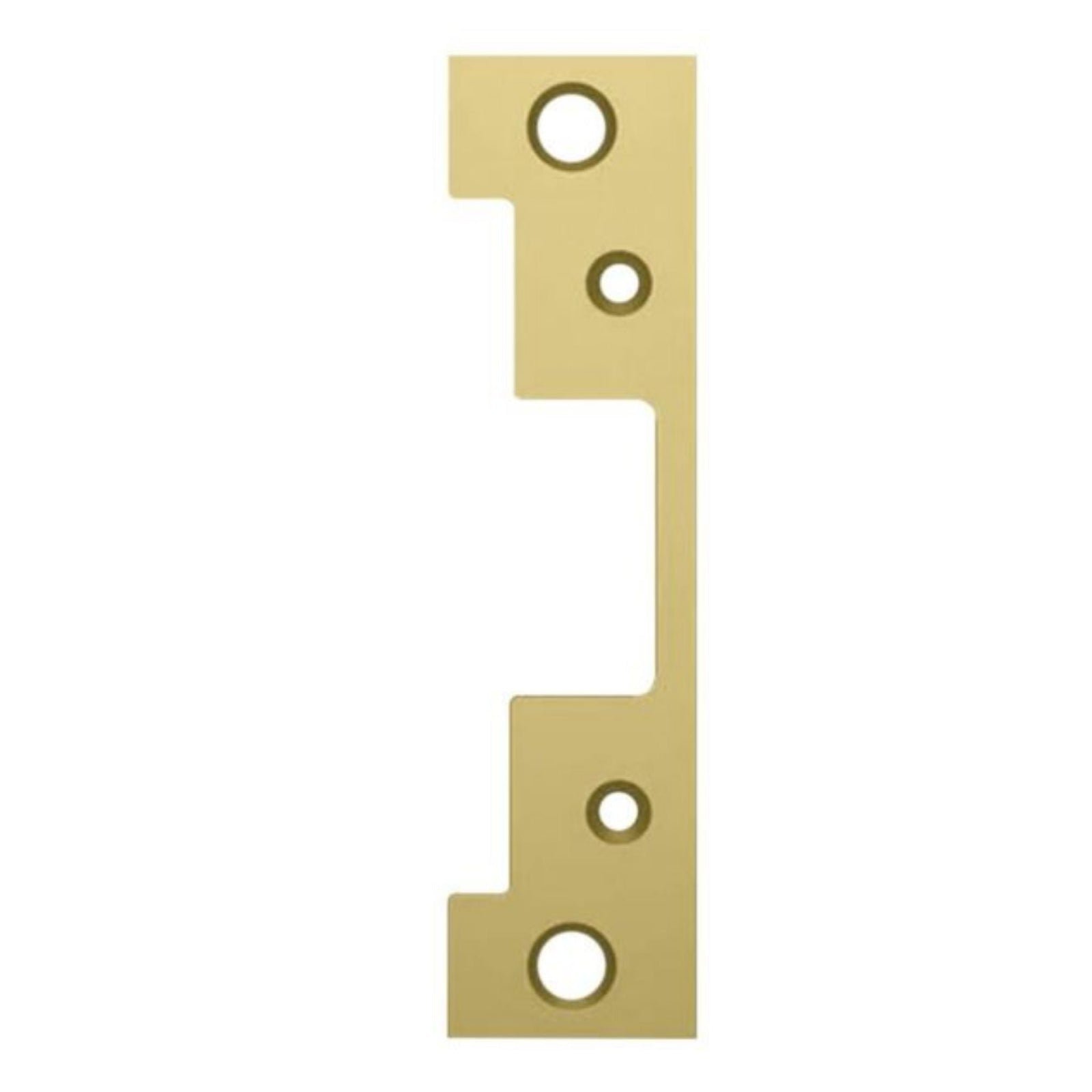 HES 501-606 Faceplate for 5000 & 5200 Series Electric Strikes Satin Brass - The Lock Source