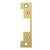 HES 501-606 Faceplate for 5000 & 5200 Series Electric Strikes Satin Brass - The Lock Source