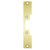 HES 502-605 Faceplate for 5000 & 5200 Series Electric Strikes Bright Brass - The Lock Source
