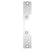 HES 502-629 Faceplate for 5000 & 5200 Series Electric Strikes Bright Stainless Steel - The Lock Source