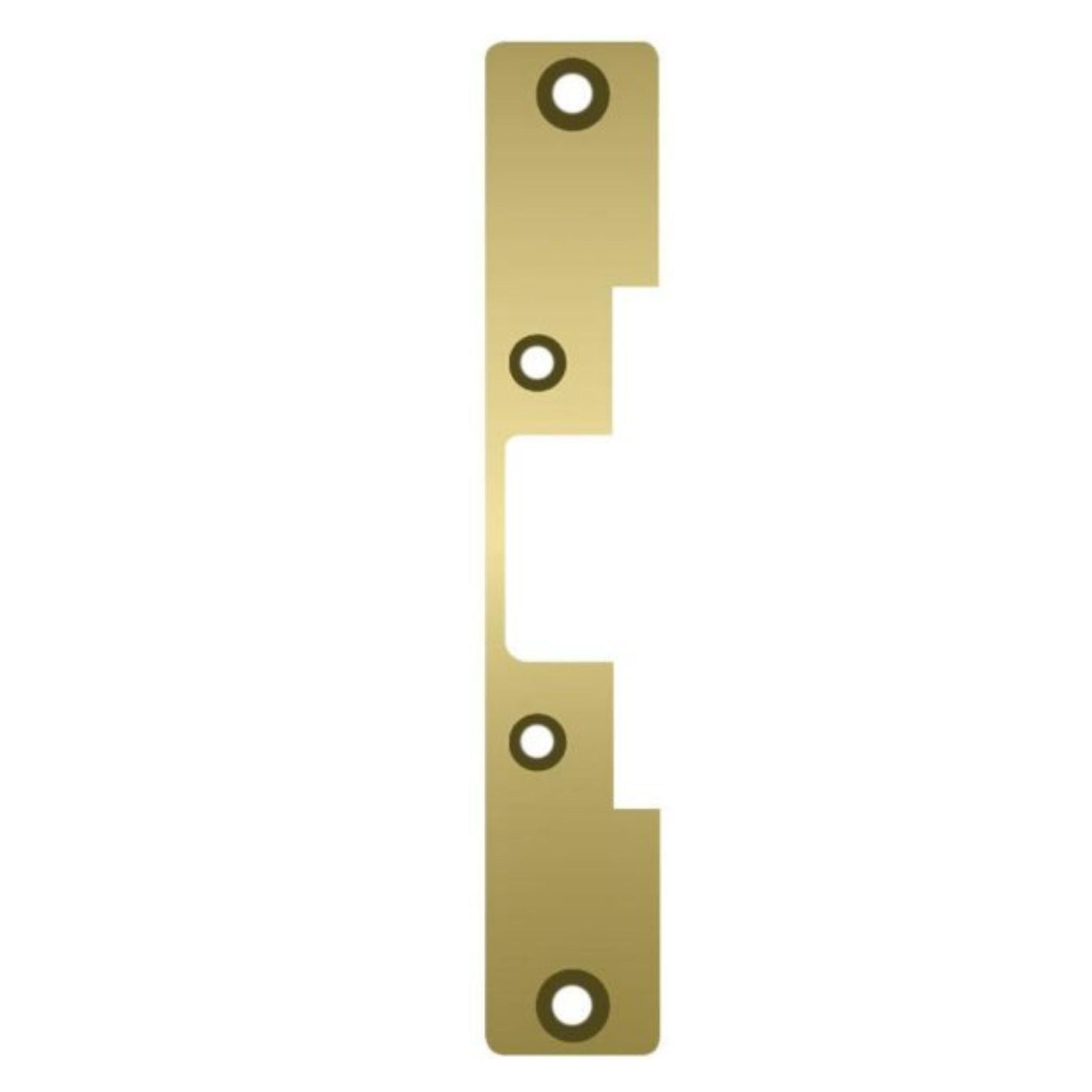 HES 503-606 Faceplate for 5000 & 5200 Series Electric Strikes Satin Brass - The Lock Source